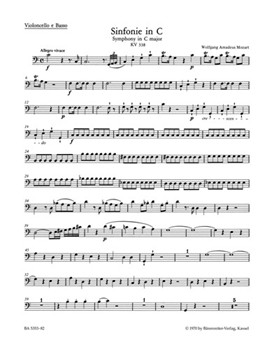 Symphony Nr. 34 C major K. 338 by Mozart Wolfgang Amadeus for