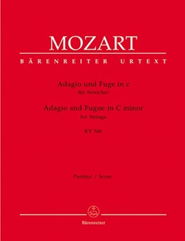 Adagio and Fugue for Strings C minor K. 546 by Mozart Wolfgang Amadeus for Str