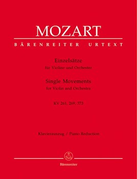 Single Movements Kv 261269373 by Mozart Wolfgang Amadeus - Schelhaas Martin / - for Violin and Piano
