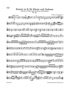 Concerto for Piano and Orchestra Nr. 14 E-flat major K. 449 by Mozart Wolfgang Amadeus for