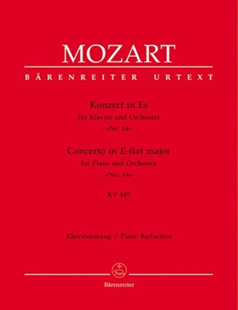 Concerto #14 K449 E-flat Major by Mozart Wolfgang Amadeus - Topel - for 2 Piano 4 Hands