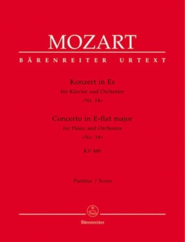 Concerto for Piano and Orchestra Nr. 14 E-flat major K. 449 by Mozart Wolfgang Amadeus for Piano-Solo