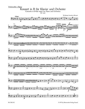 Concerto for Piano and Orchestra Nr. 15 B-flat major K. 450 by Mozart Wolfgang Amadeus for