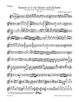 Concerto for Piano and Orchestra Nr. 17 G major K. 453 by Mozart Wolfgang Amadeus for