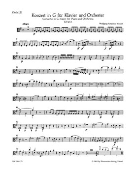 Concerto for Piano and Orchestra Nr. 17 G major K. 453 by Mozart Wolfgang Amadeus for