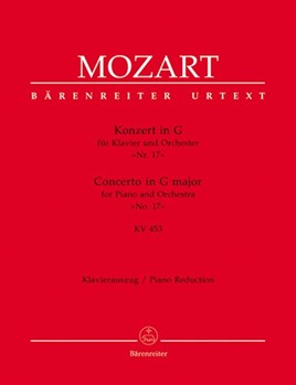 Concerto #17 K453 G Major by Mozart Wolfgang Amadeus - Woodfull-Harris Douglas - for 2 Piano 4 Hands