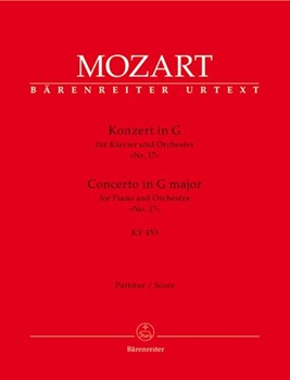 Concerto for Piano and Orchestra Nr. 17 G major K. 453 by Mozart Wolfgang Amadeus for Piano-Solo