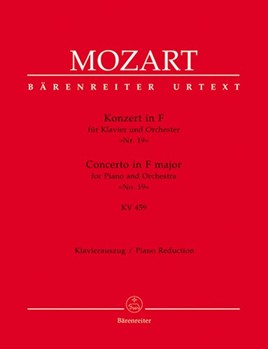 Concerto #19 K459 F Major by Mozart Wolfgang Amadeus - Woodfull-Harris Douglas - for 2 Piano 4 Hands