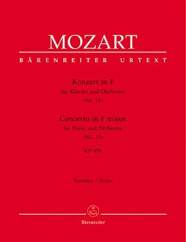 Concerto for Piano and Orchestra Nr. 19 F major K. 459 by Mozart Wolfgang Amadeus for Piano-Solo