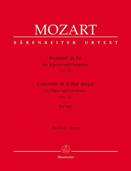 Concerto for Piano and Orchestra Nr. 22 E-flat major K. 482 by Mozart Wolfgang Amadeus for Piano-Solo