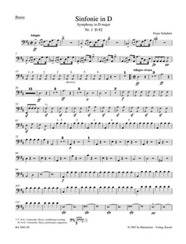 Symphony Nr. 1 D major D 82 (1813) by Schubert Franz for