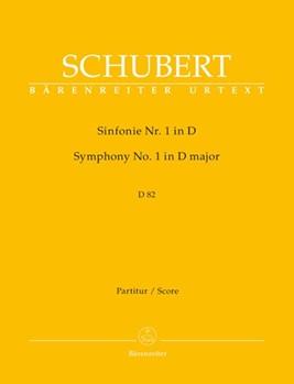 Symphony Nr. 1 D major D 82 (1813) by Schubert Franz for Fl/2Ob/2cl