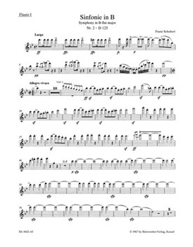 Symphony Nr. 2 B-flat major D 125 (1814) by Schubert Franz for