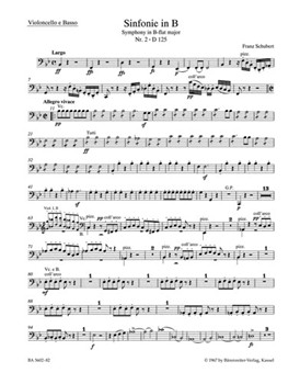 Symphony Nr. 2 B-flat major D 125 (1814) by Schubert Franz for