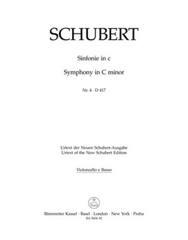 Symphony Nr. 4 C minor D 417 "Tragic" by Schubert Franz for