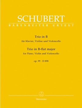Piano Trio In B-flat D 898 Op.99 by Schubert Franz - Feil A - for Piano Trio