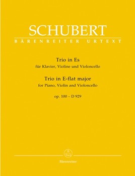 Piano Trio In E-flat D 929 Op.100 by Schubert for Piano Trio