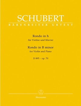 Rondo In B Minor Opus 70 D895 by Schubert Franz for Violin and Piano
