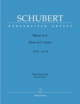 Mass in C Major Opus 48 D452 by Schubert Franz - Kroupova Olga - for Vocal Scor