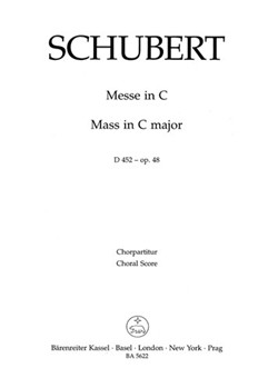 Mass C major op. 48 D 452 by Schubert Franz for SSolo/ASol
