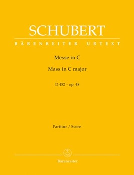 Mass C major op. 48 D 452 by Schubert Franz for SSolo/ASol