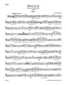Missa A-flat major D 678 by Schubert Franz for