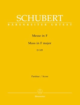 Missa F major D 105 by Schubert Franz for 2SSolo/ASo