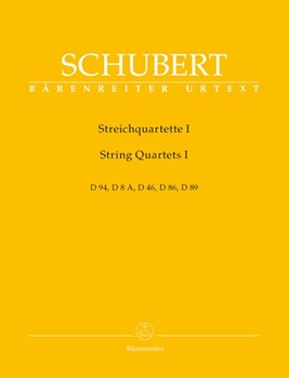 String Quartets Volume 1 by Schubert Franz for Str Quartet