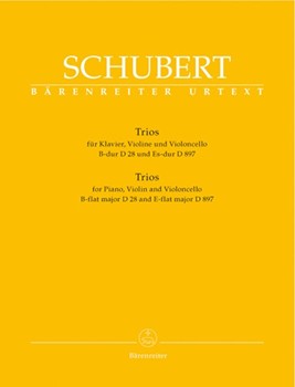 Trios for Piano Violin and Violoncello B-flat major/E-flat-major op. post. 148 D28/D897 by Schubert Franz for V/Vc/Piano