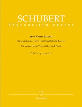 Auf Dem Strom D 943 Opus Post 119 by Schubert Franz - Durr Walther - for High Voice w/i
