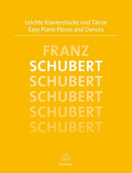 Easy Piano Pieces & Dances by Schubert for Piano
