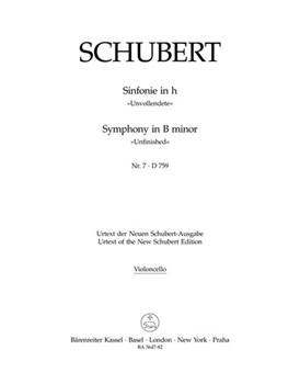 Symphony Nr. 7 B minor D 759 "Unfinished" by Schubert Franz for