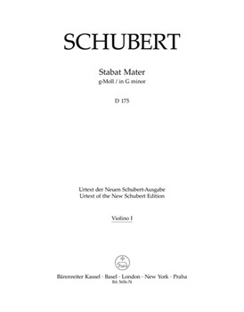 Stabat Mater g-Moll D 175 by Schubert Franz for