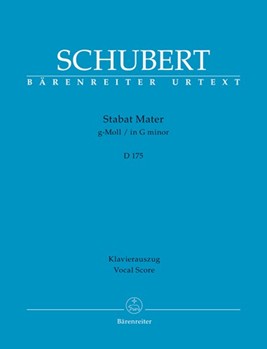 Sabat Mater in G minor D 175 by Schubert Franz - Kohs Andreas - for SATB