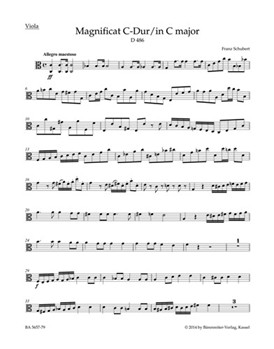 Magnificat C-Dur D 486 by Schubert Franz for