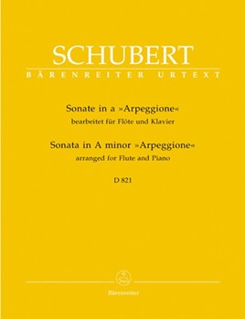 Sonata In A Minor by Schubert Franz for Flute and Piano