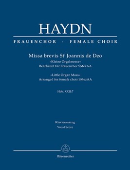 Missa Brevis St Joannis de Deo (Little Organ Mass) Hob XXII:7 by Haydn Joseph - Breuer Heribert - for SMezAA Cho