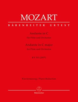 Andante In C Major Kv315 by Mozart Wolfgang Amadeus - Schelhaas Martin - for Flute and Piano (Urtext)