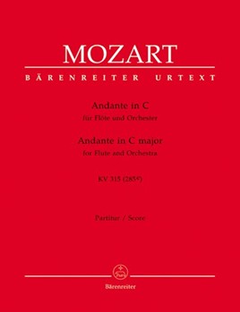 Andante for Flute and Orchestra C major K. 315 (285e) by Mozart Wolfgang Amadeus for Fl-Solo/2O