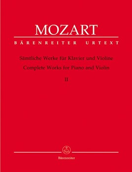 Complete Works For Piano & Violin Volume 2 by Mozart Wolfgang Amadeus for Violin and Piano (Vol 2)