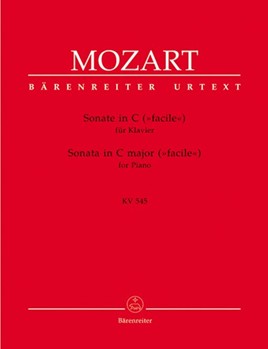 Sonata K545 C Major by Mozart Wolfgang Amadeus for Piano