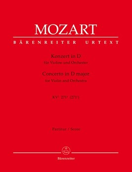 Concerto for Violin und Orchestra D-major K. 271a (271i) by Mozart Wolfgang Amadeus for V-Solo/Orc