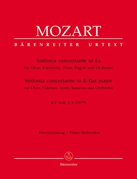 Sinfonia Concertante In E-flat Major by Mozart Wolfgang Amadeus - Kv Anh I9 (297b) - for Woodwind Quartet w/
