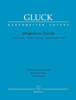 Iphigenie en Tauride -Tragedy in four acts- (Paris version of 1779) by Gluck Christoph Willibald - Sommer Jurgen / Sch - for 5Sg-S-Solo