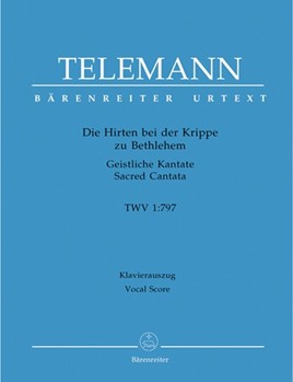 Die Hirten Bei Der Krippe Zu Bethlehem by Telemann Georg Philipp - Focke Martin - for SATB