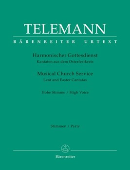 Musical Church Service -Lent and Easter Cantatas- by Telemann Georg Philipp for Instr-Mel/