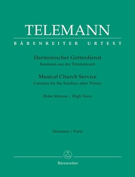 Musical Church Service -Cantatas for the Sundays after Trinity- by Telemann Georg Philipp for hVoice/Ins