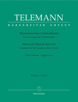 Musical Church Service by Telemann Georg Philipp - Cantatas For After L - for High Voice and Piano