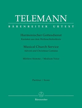 Musical Church Service -Advent and Christmas Cantatas- by Telemann Georg Philipp for miVoice/In