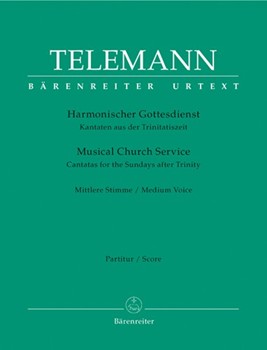 Musical Church Service by Telemann Georg Philipp - Cantatas For After L - for Medium Voice and Piano